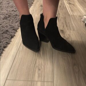 Vince Camuto Black Ankle Booties